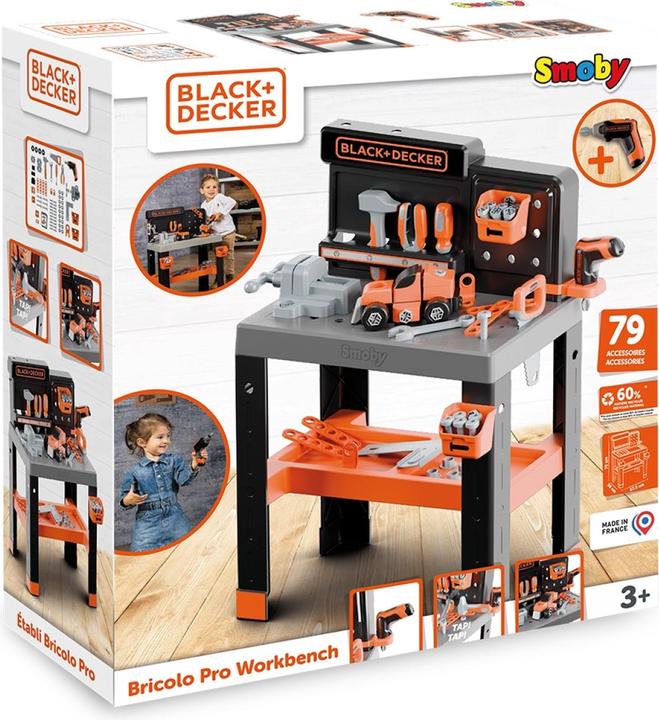 Produktbild Smoby Black+Decker Werkbank Pro