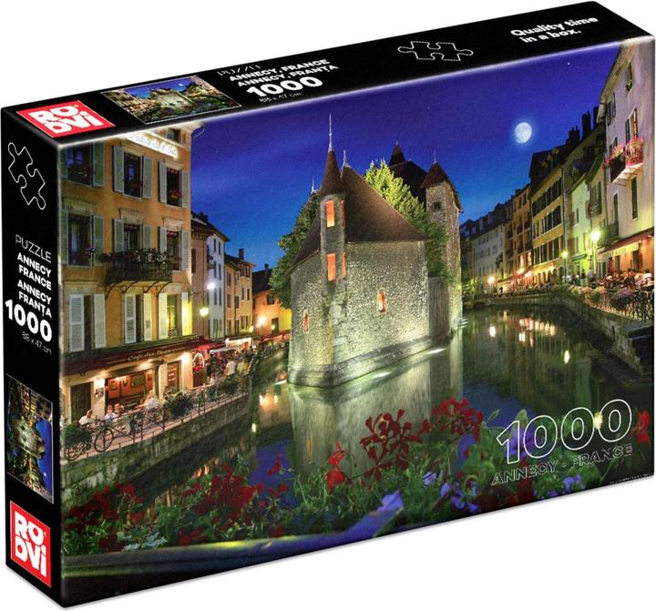Image du produit D-Toys Puzzle 1000 France, Annecy de nuit (1000 pièces)