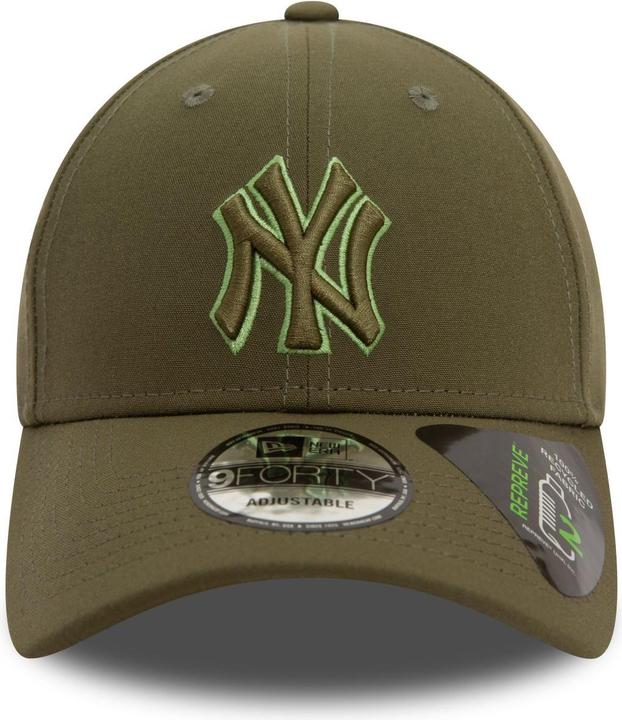 Actual product image New Era 9Forty Strapback Cap - OUTLINE New York Yankees olive