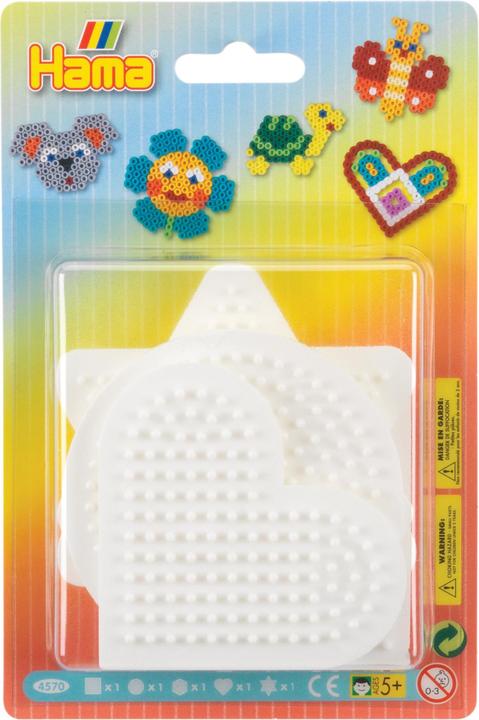Hama Perlen Carré, Cercle, Hexagone, Coeur, Étoile