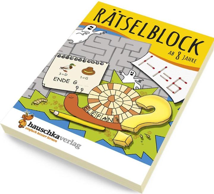 Produktbild Rätselblock ab 8 Jahre (Deutsch, Agnes Spiecker, 2018)