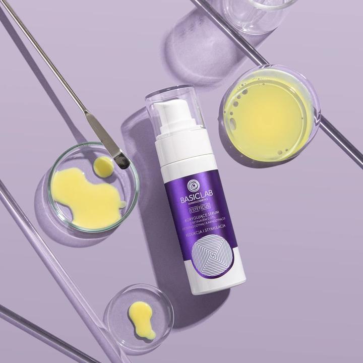 Produktbild BasicLab Esteticus Corrective Serum With Retinal 0.07%. Phytosphingosine And Carnosine 2.0 Reduction (30 ml)
