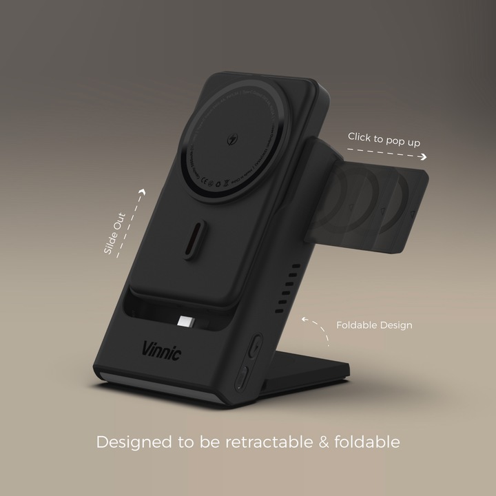Actual product image Vinnic AELLO PEAK Charging Dock (5000 mAh, 15 W, 15 Wh)