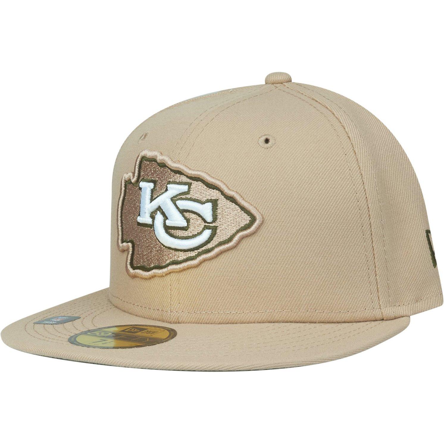 Thumbnail - New Era, Herren, Cap, 59Fifty Cap - ANNIVERSARY Kansas City Chiefs - 7 3/8, Beige, (7 3/8)