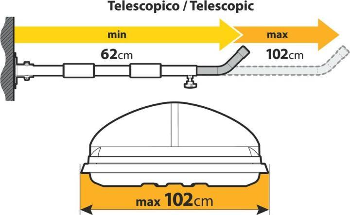 Immagine prodotto Nordrive Coppia di staffe da parete per box da tetto