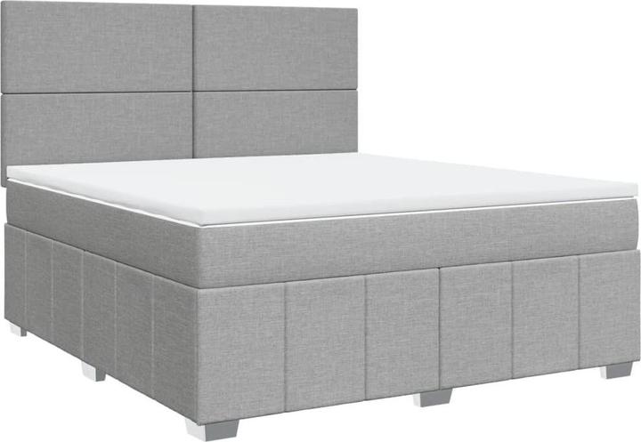 Produktbild vidaXL Bo x springbett mit Matratze 180 x 200 cm Stoff (180 x 200 cm)