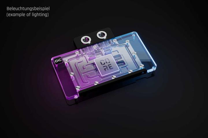Image du produit Alphacool Core Geforce RTX 5080 Phoenix (transparent/silber, mit Backplate)