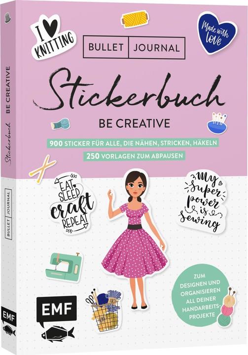 Productafbeelding Bullet Journal - Stickerboek - Wees creatief