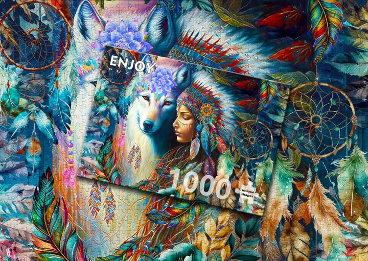 Immagine prodotto Enjoy Puzzle Puzzle 1000 pezzi - Native Princess (1000 pezzi)
