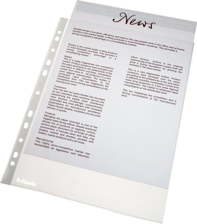 Produktbild Esselte Prospekthülle Economy (A4, 100x)