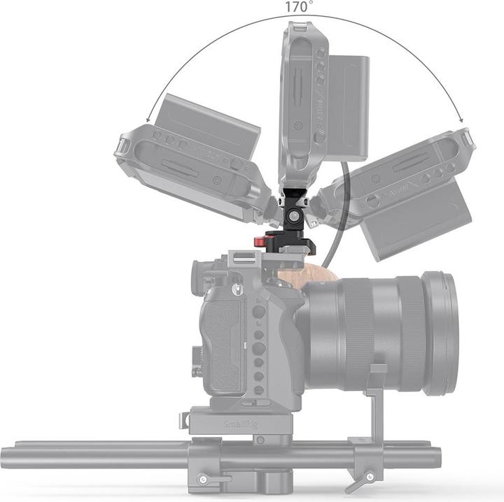 Produktbild SmallRig Swivel und Tilt Adjustable Monitor Mount mit NATO Clamp Mount 2906B (Monitor Zubehör)