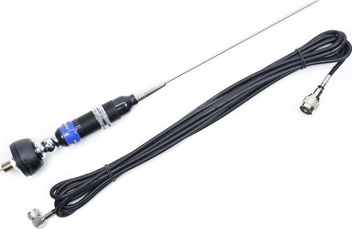 Produktbild President Maryland CB-Antenne, 155 cm, 26–28 MHz, mit fester Halterung und Kabel im Lieferumfang ent