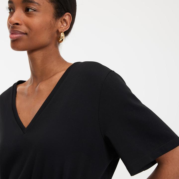 Produktbild La Redoute Collections T-Shirt mit V-Ausschnitt (XXL)