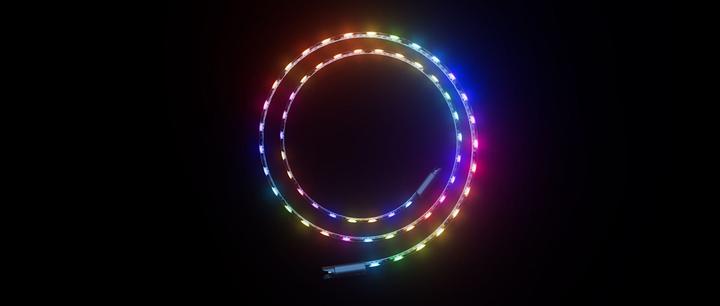 Immagine prodotto Hyte Strisce Luminose Ls10 RGB Blk 3pk (Blu, Verde, Rosso)