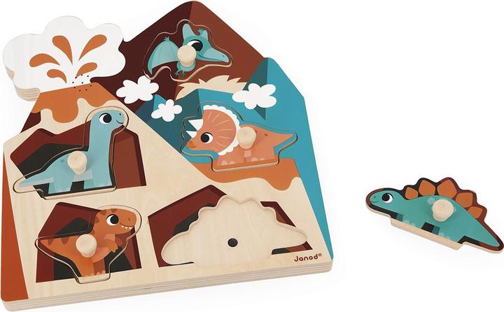 Janod Klang Puzzle Dino (5 pieces)