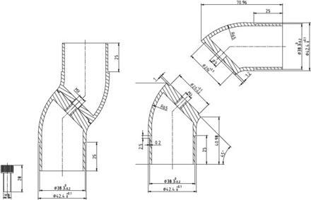 Produktbild OK-Line Steigungsbogen Handl+AMMApA-ufen OKLINE 360+AMIAsA- drehbar
