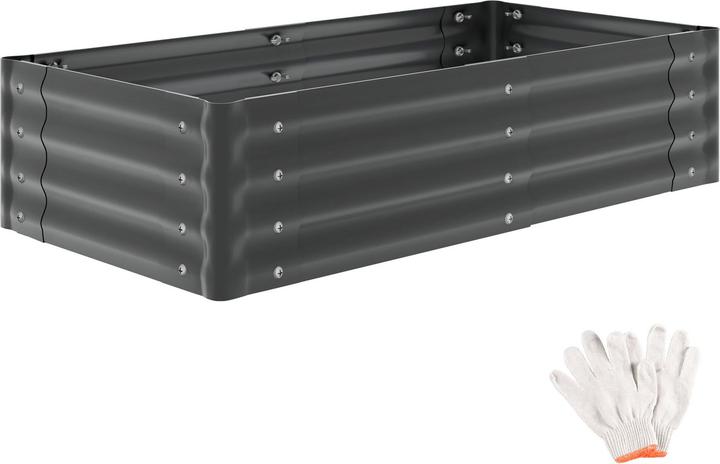 tectake Salvia raised bed, galvanized, various sizes