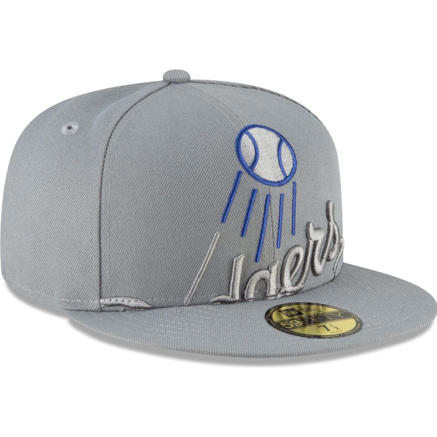 Thumbnail - New Era, Herren, Cap, 59Fifty Fitted Cap - STORM Brooklyn Dodgers - 7, Grau, (7)