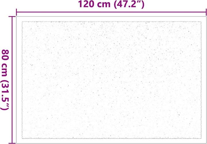 Actual product image vidaXL Fussmatte (120 x 80 cm)