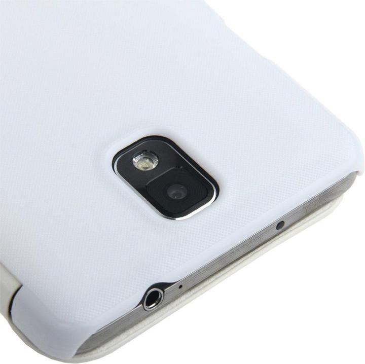 Actual product image König Design Mobile phone cover case for Samsung Galaxy Note 3 N9000 white brushed (Samsung Galaxy Note 3)