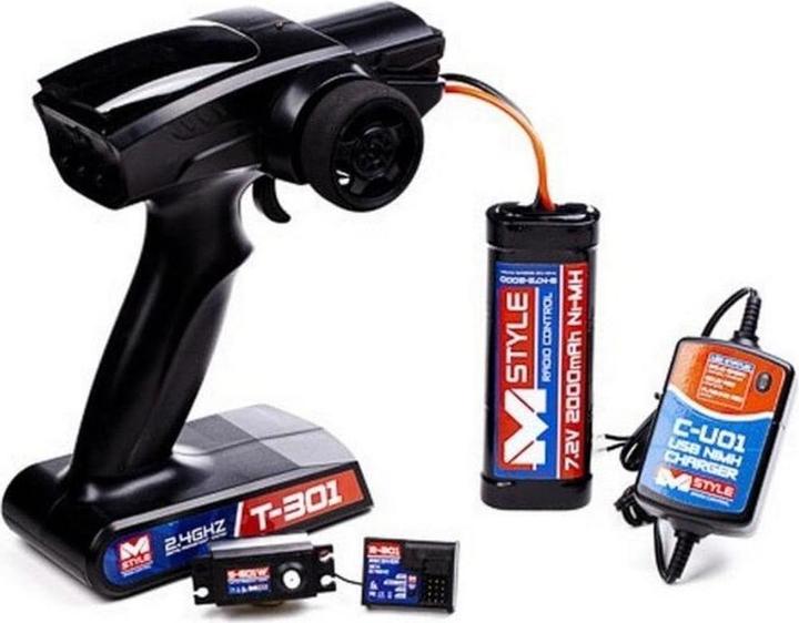Actual product image Carisma RC Starter Kit MStyle M-001 2.4 GHz for vehicles