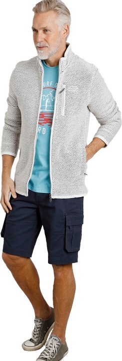Actual product image Weird Fish Mens Transom Zip Macaroni Eco Friendly Jacket (3XL)