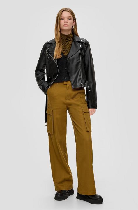 Produktbild S.Oliver Strickjacke Strickjacke im Cropped-Schnitt (XXL)