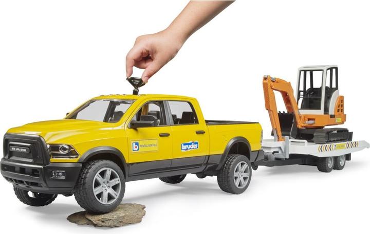 Productafbeelding Bruder RAM Rental Service mit Minibagger