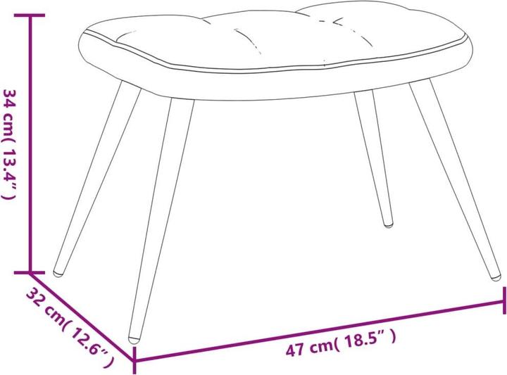 Actual product image vidaXL Relaxstuhl