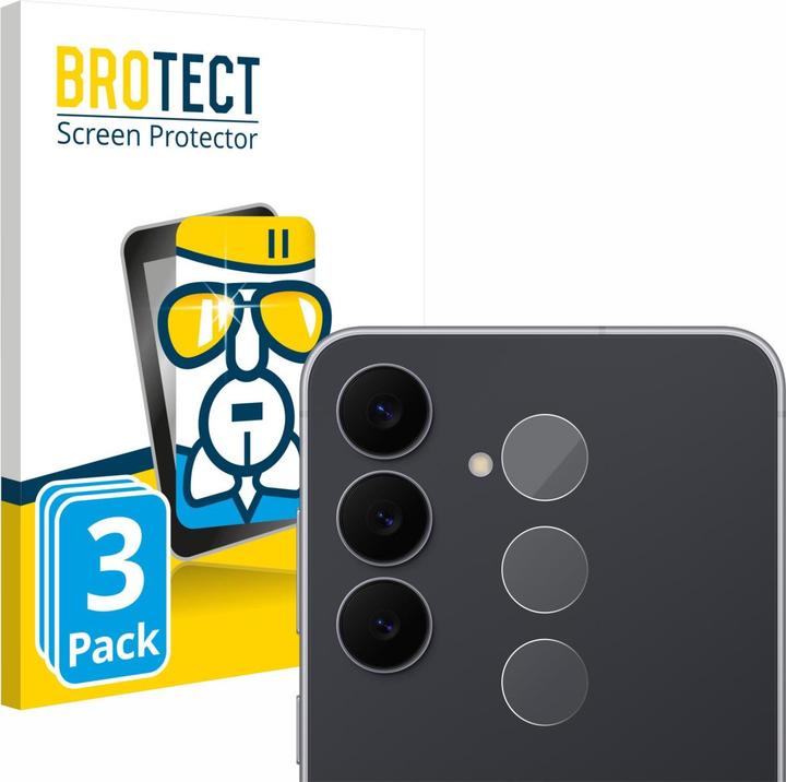 Produktbild BROTECT Schutzglas für Samsung Galaxy S25 FE (NUR Kameraschutz) Schutzfolie Panzer Folie Glas Display (3 Stk., Samsung Galaxy S25 FE)