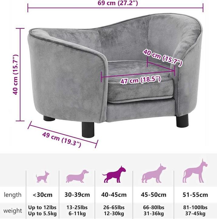 Immagine prodotto vidaXL Hundesofa (Cane)