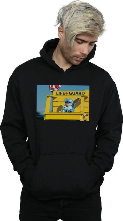 Immagine prodotto Disney Lilo And Stitch Life Guard Felpa con Cappuccio Uomo (5XL)