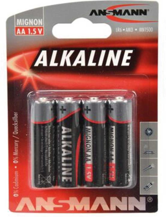 Image du produit Ansmann Alcaline (4 pcs, AA, 2800 mAh)