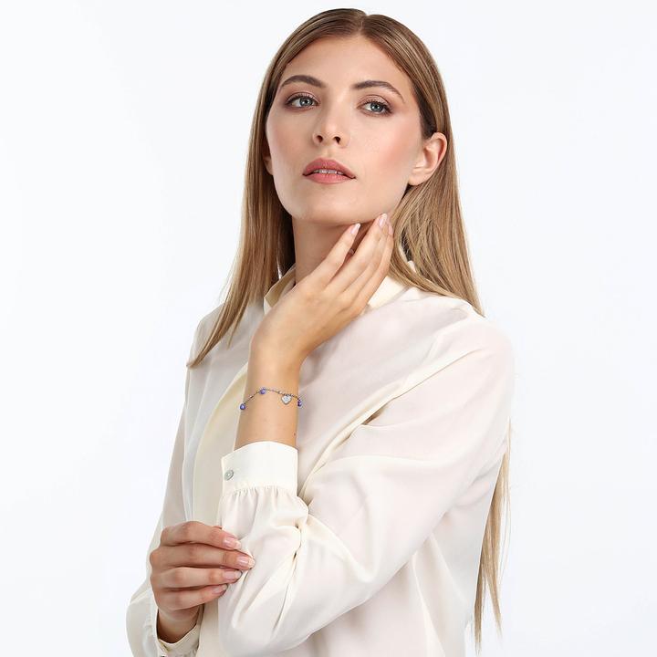 Produktbild La Petite Story Love Heart Armband (19 cm, Edelstahl)