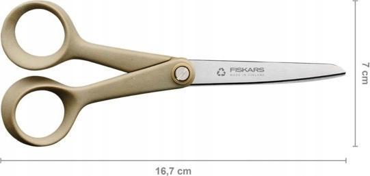 Image du produit Fiskars Ciseaux universels ReNew Longueur : 17 cm Acier inoxydable/plastique recyclé (17 cm)
