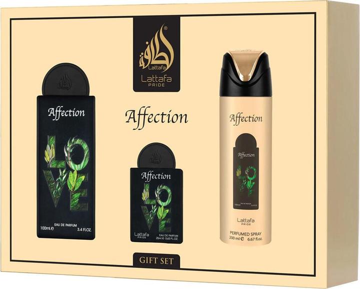 Image du produit Lattafa Pride Affection Eau De Parfum 100 Ml Eau De Parfum 20 Ml Deodorant 200 Ml (Coffret de parfum)