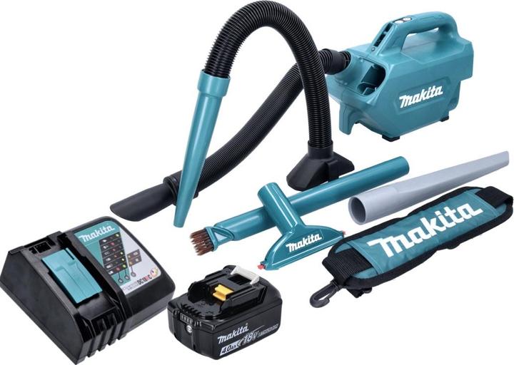 Actual product image Makita DCL 184 RM1 Battery hoover 18 V 54 mbar 0.5 l + 1x battery 4.0 Ah + charger