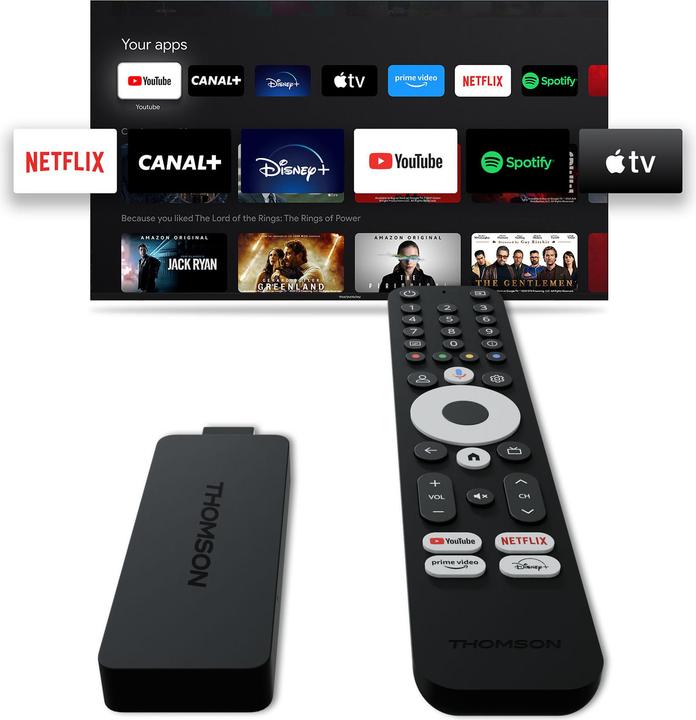 Produktbild Thomson Streaming USB-Stick: 4K UHD Google TV (8 GB)