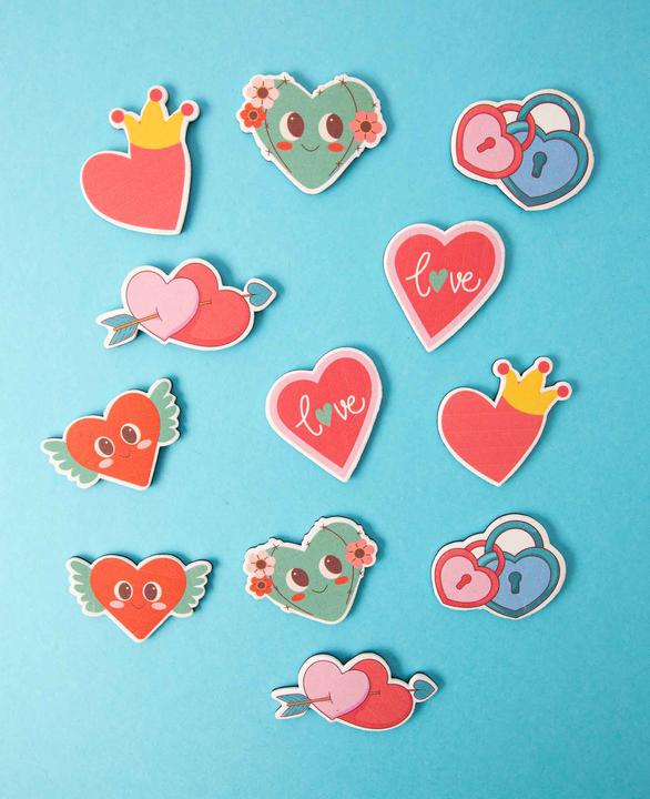 Image du produit I Am Creative Magnete Kids, Herz (2x)