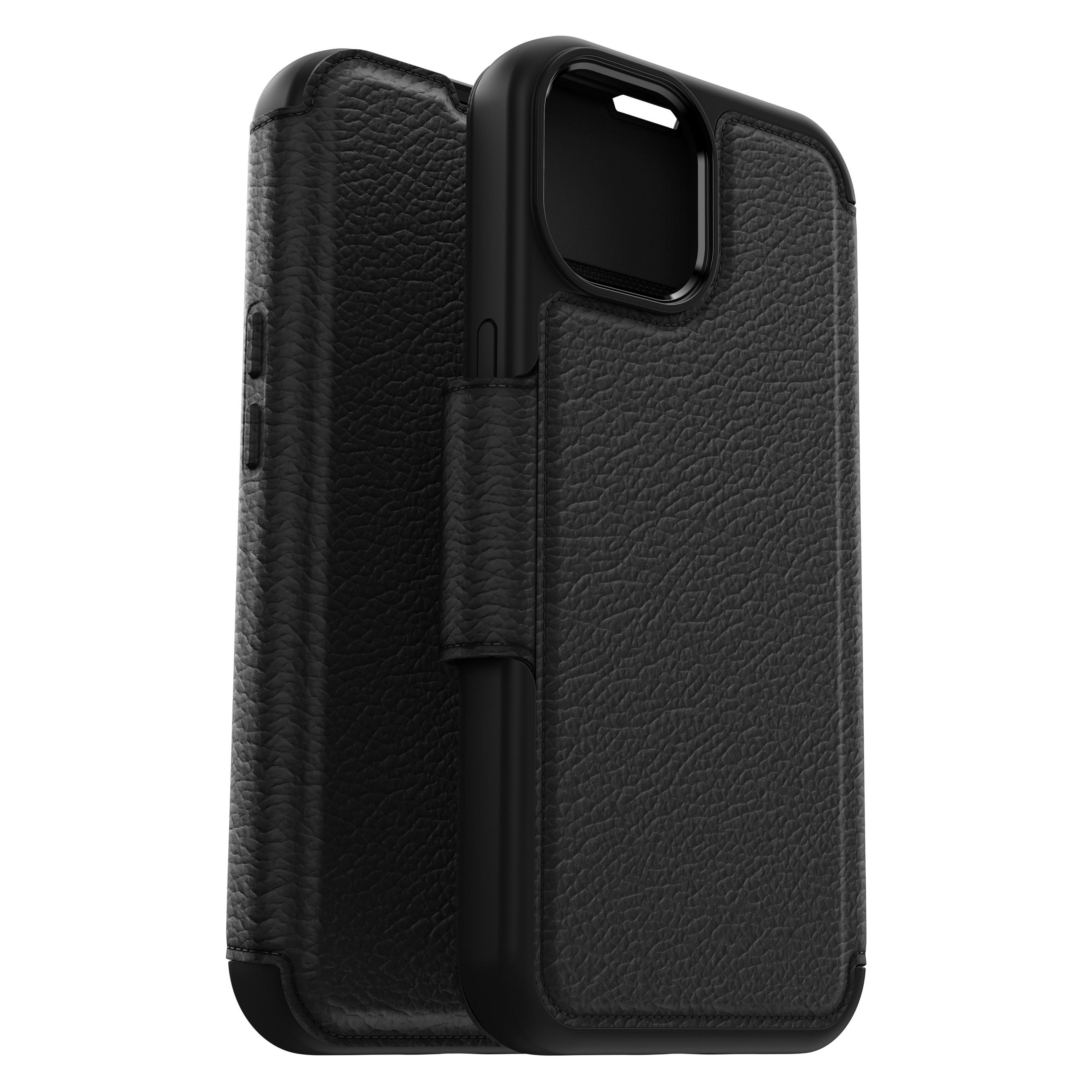 OtterBox Strada Folio Mit MagSafe (Apple IPhone 15), Smartphonehoes, Zwart