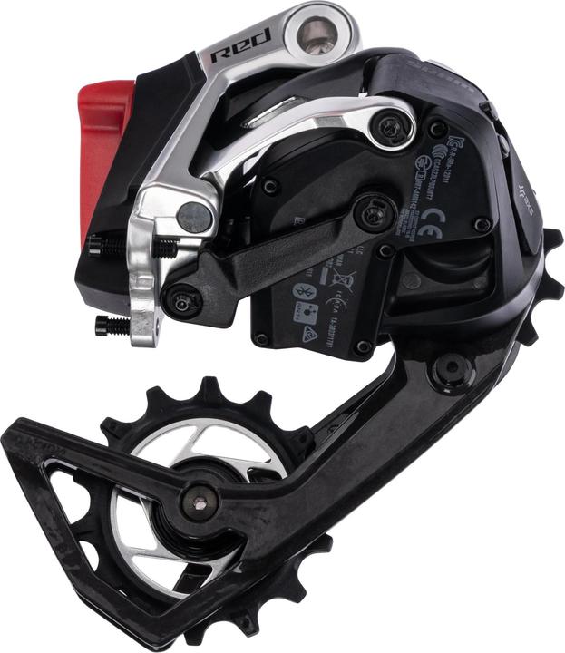 Sram MY24 achterderailleur rood AXS zonder batterij (12-voudig)