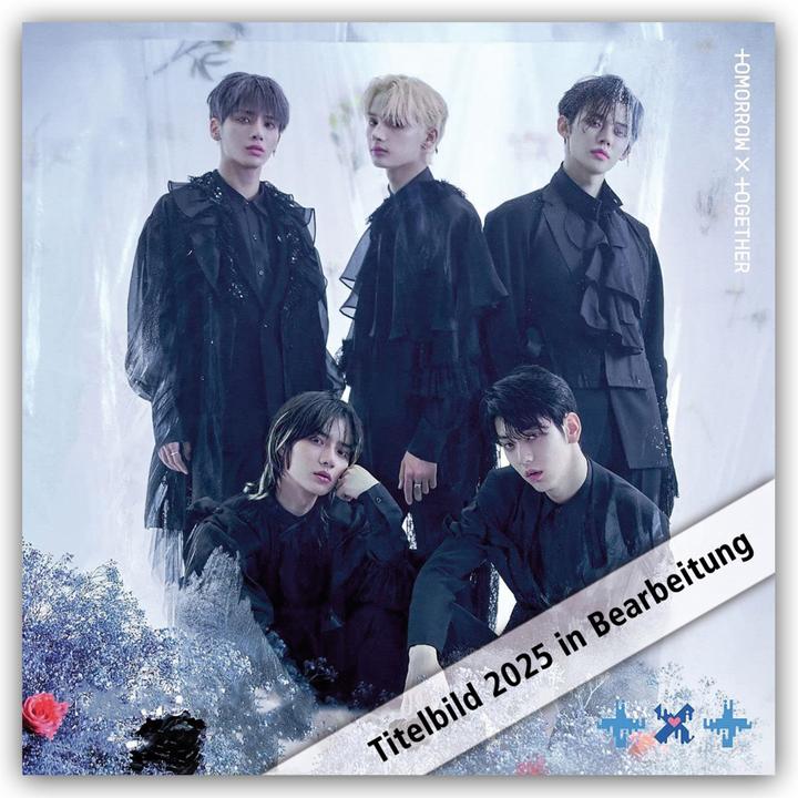 Actual product image TXT - Tomorrow X Together Boygroup 2025 - Wall Calendar (30.5 x 30.5 cm)