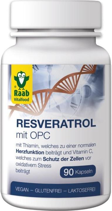 Raab Resveratrol mit OPC (90 Stück, Kapseln, 45 g)