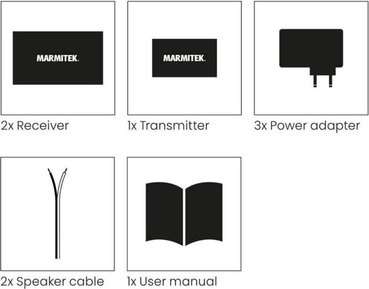 Image du produit Marmitek Speaker Anywhere 750 - Draadloze luidspreker Zender - Wireless Audio (25008492) (30 m)