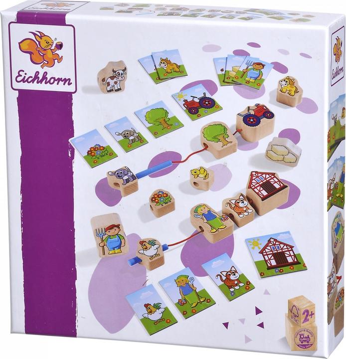 Actual product image Eichhorn Houten Rijgspel, 13dlg.