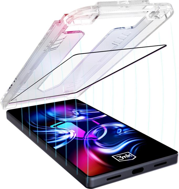Image du produit 3MK Szkło hartowane HardGlass Max z aplikatorem do Apple iPhone 17 Pro Max (Apple iPhone 17 Pro Max)