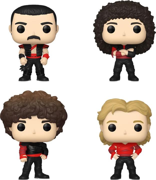 Produktbild Funko Queen POP! TV Vinyl Figuren 4er-Pack Radio Gaga 9 cm