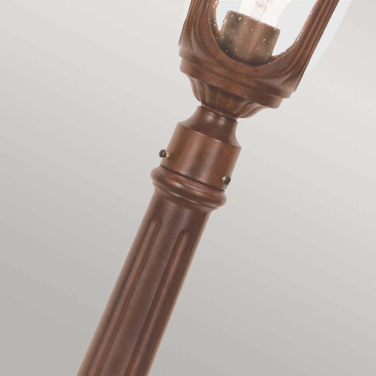 Thumbnail - Elstead Lighting, Gartenbeleuchtung, Chicago Aussen-Stehleuchte E27 115cm Rostige Bronze Patina IP44 (E27, IP44)