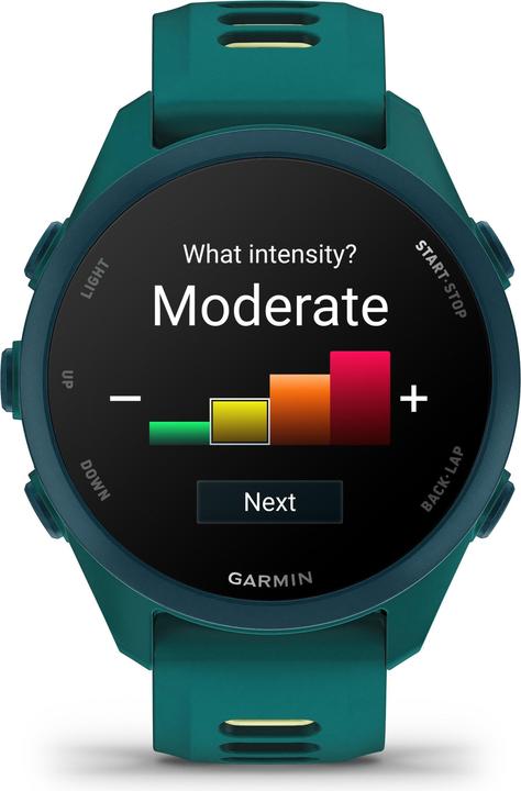 Produktbild Garmin Forerunner 170 Music GPS Running Watch, blue-green