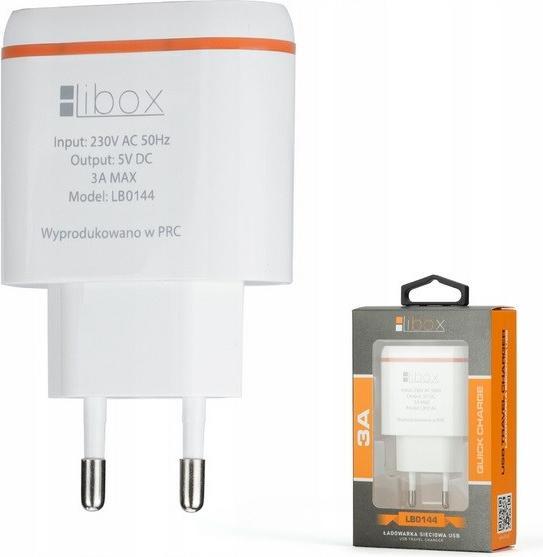Image du produit Libox Chargeur mural USB 3,0A, Quick Cha (15 W, 1 portion)